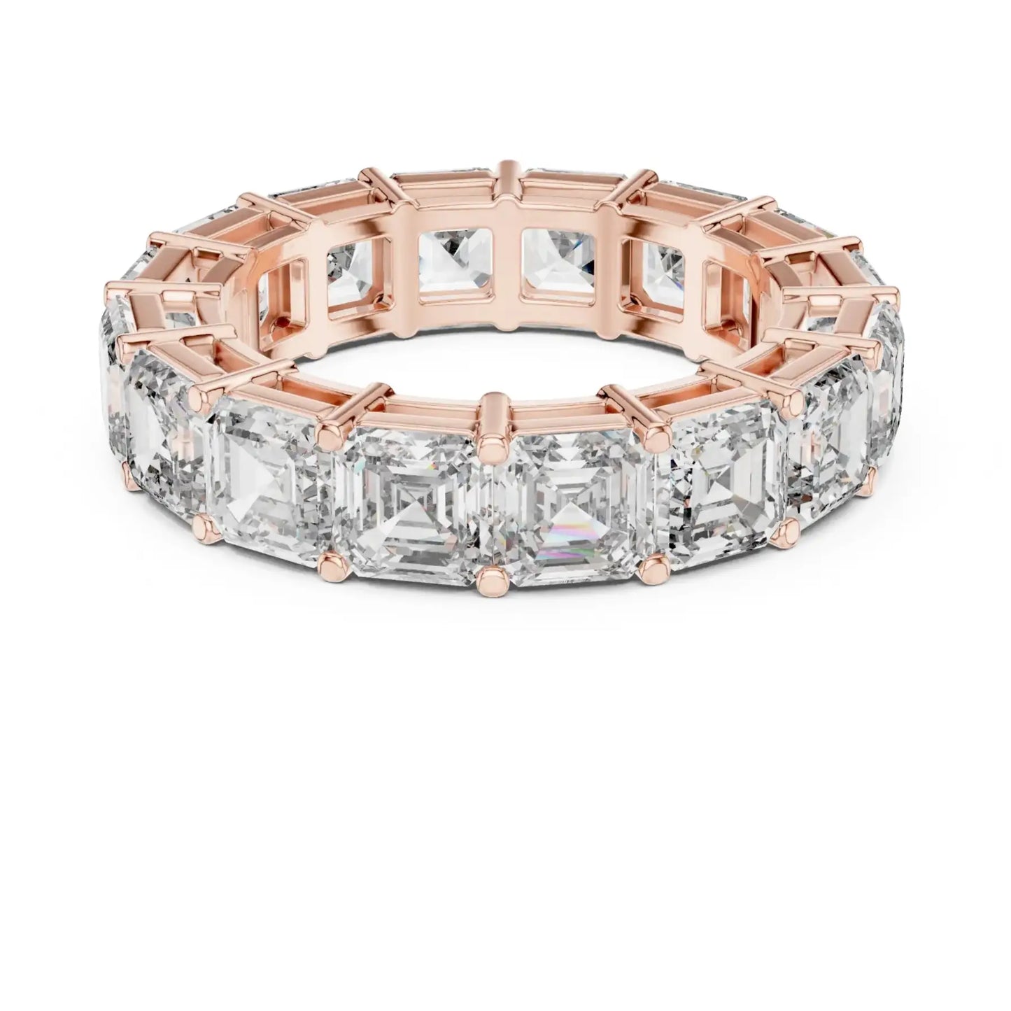silver Royal Style Diamond Band
