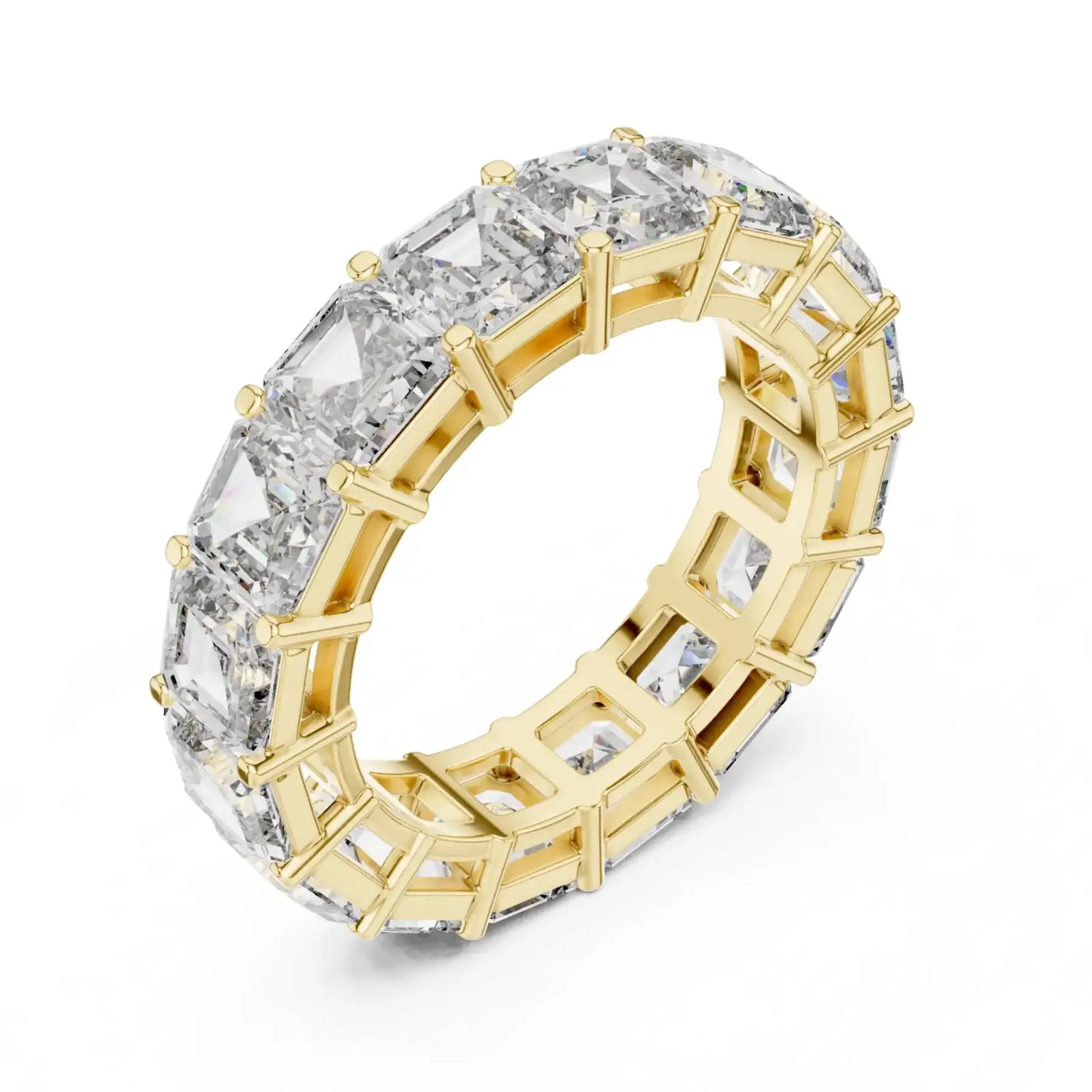 silver Royal Style Diamond Band