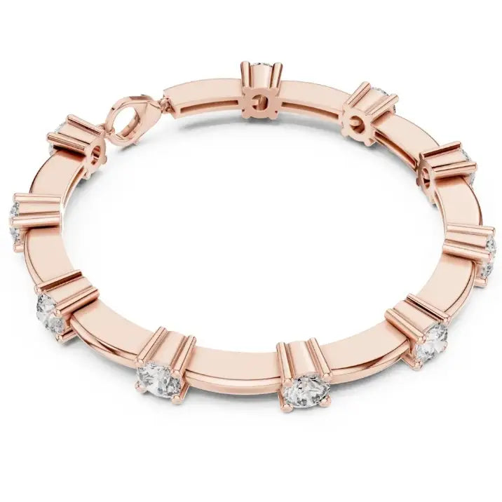 silver Celeste Diamond Link Bracelet