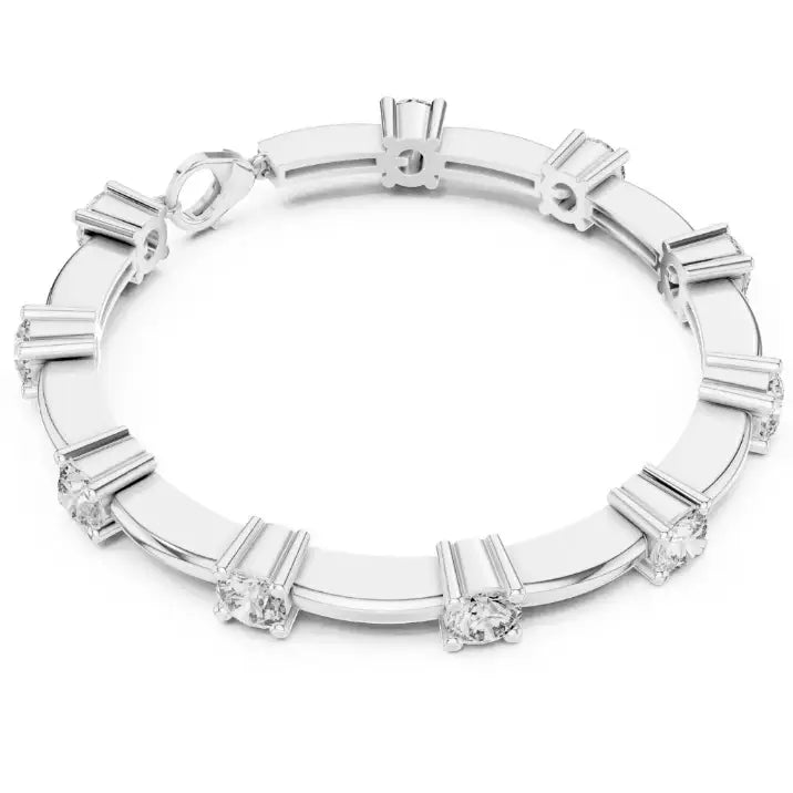 silver Celeste Diamond Link Bracelet