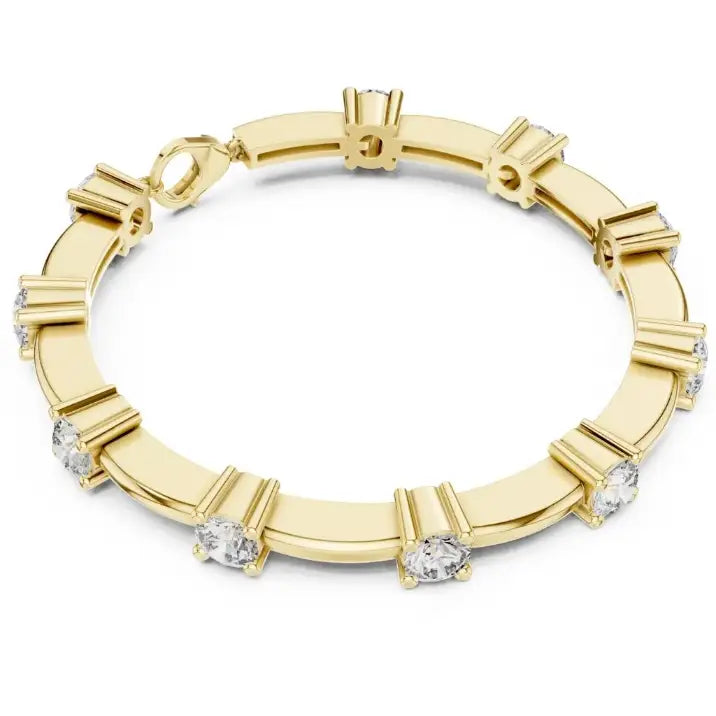 silver Celeste Diamond Link Bracelet