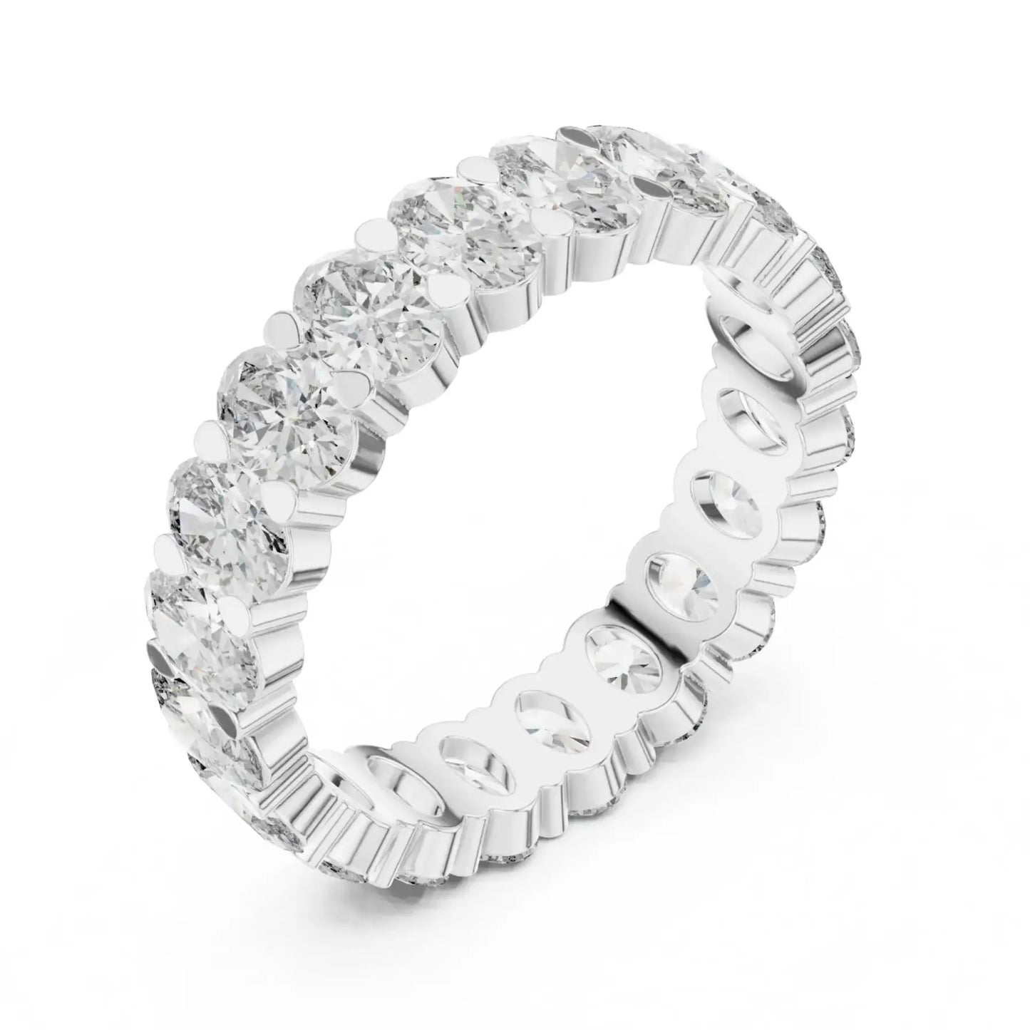 silver Luxury Gold Diamond Band
