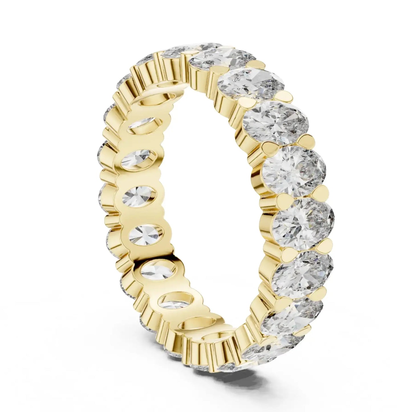 silver Luxury Gold Diamond Band
