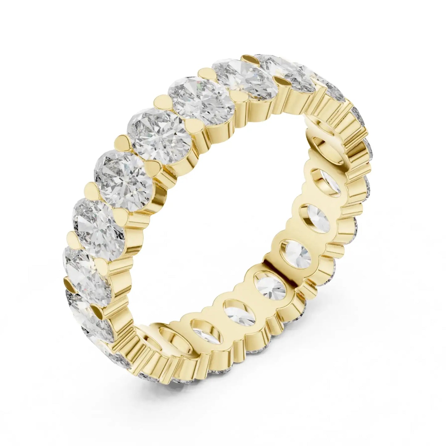 silver Luxury Gold Diamond Band