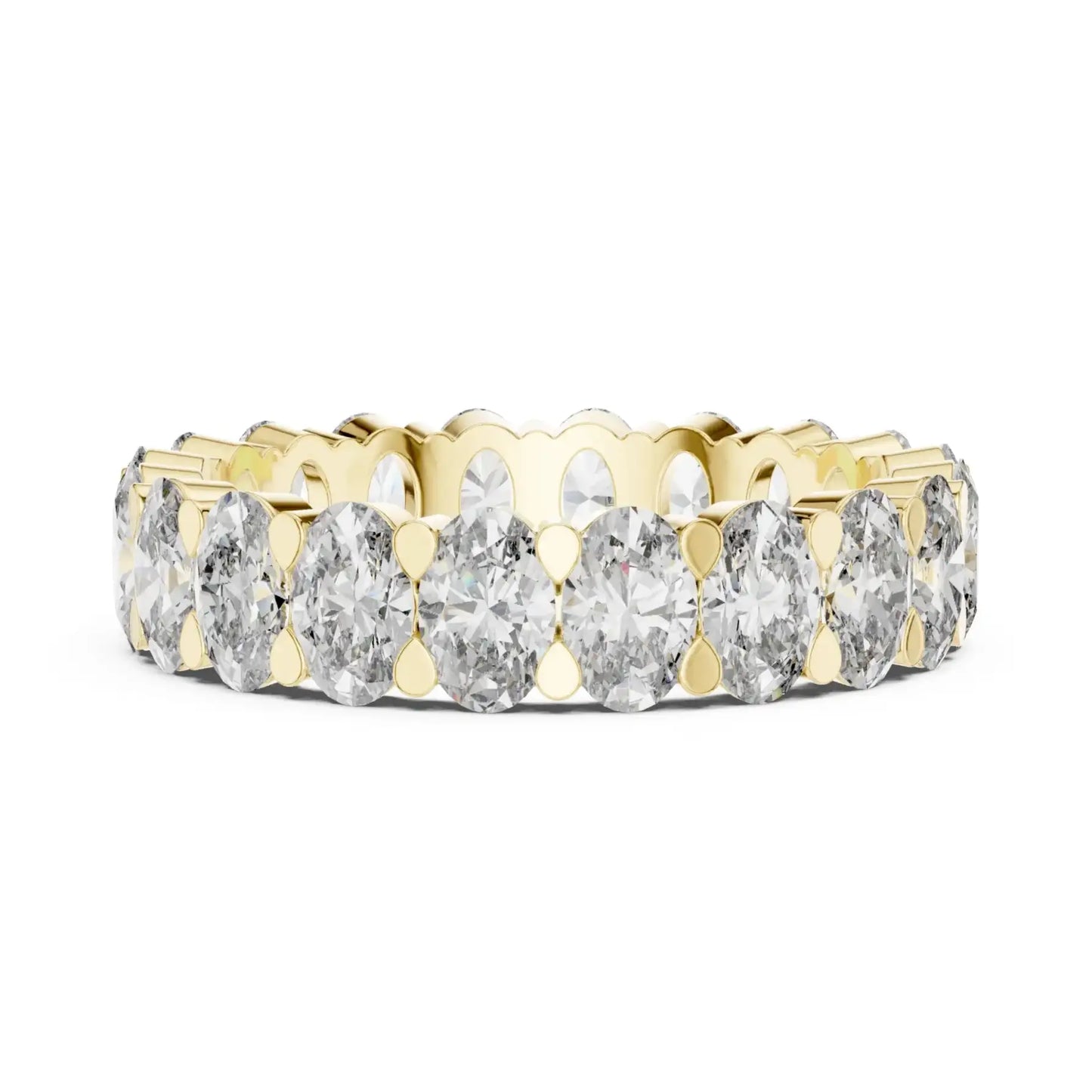 silver Luxury Gold Diamond Band