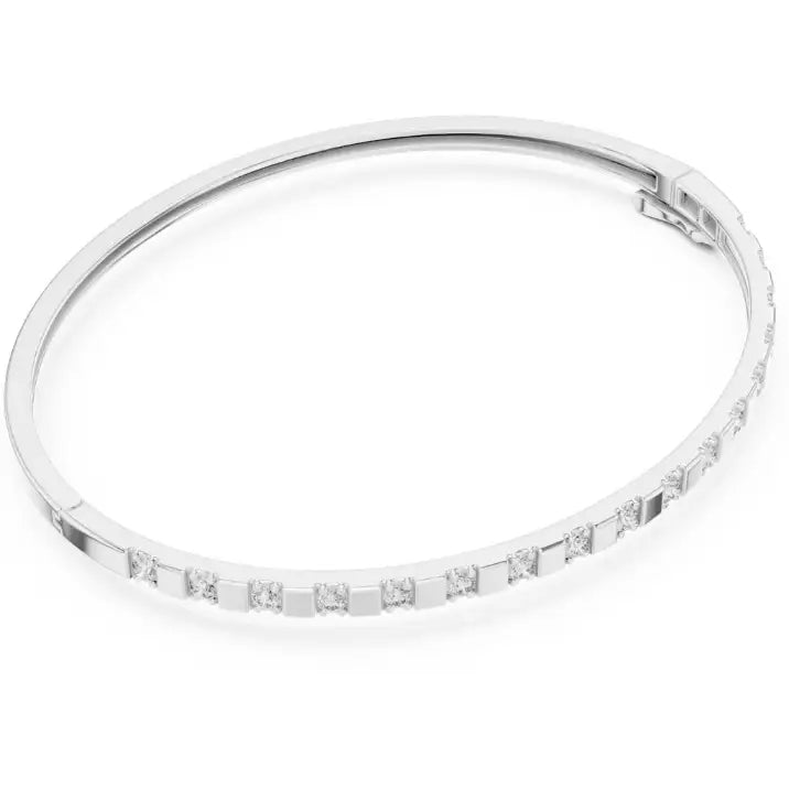 silver Diamond Drift Bracelet