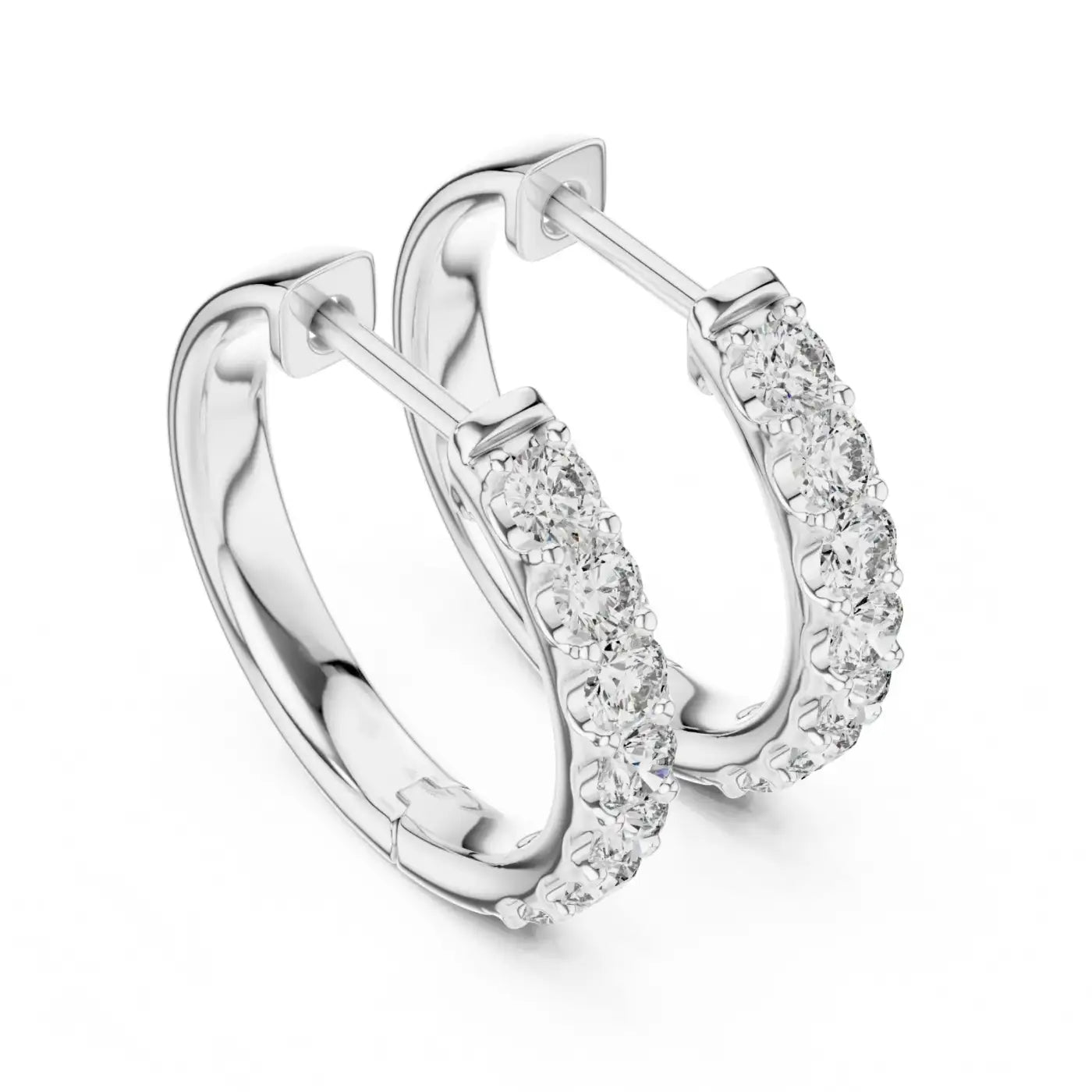 silver Timeless Gold Sparkle Earrings