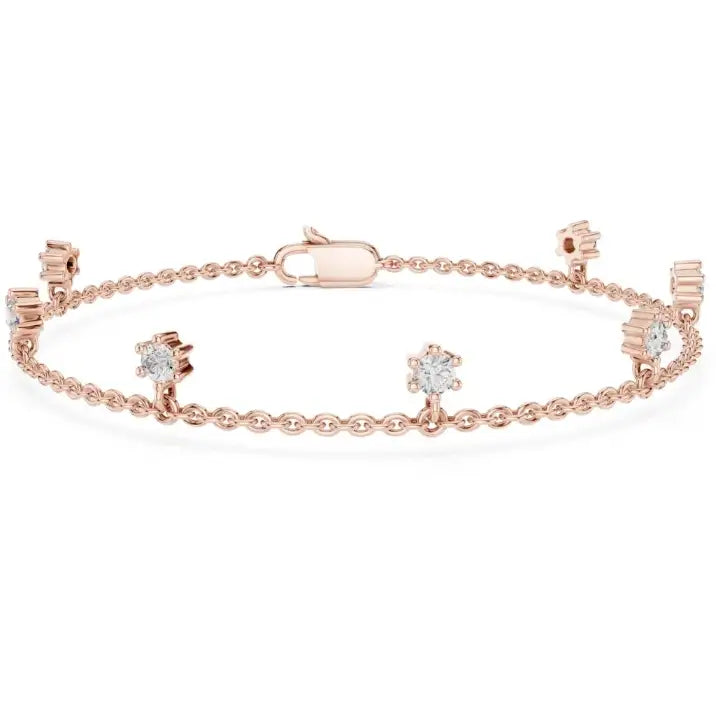 silver Aurora Drop Bracelet