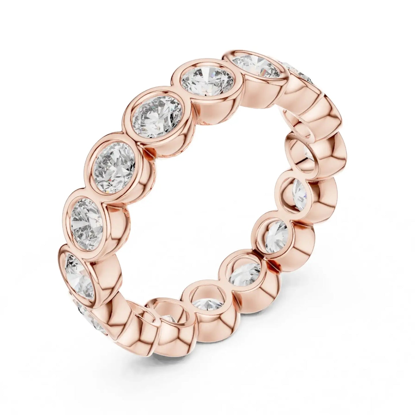 silver Timeless Diamond Band