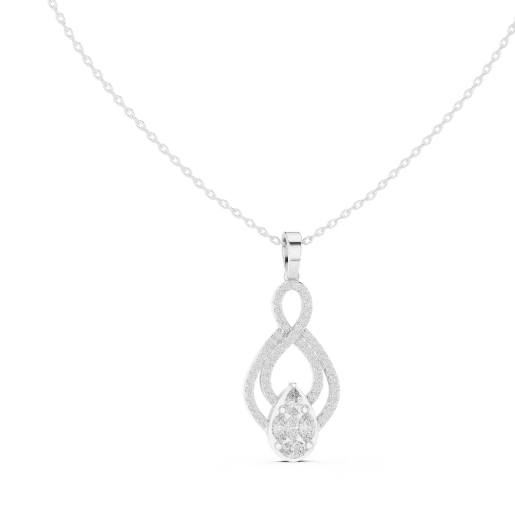 silver Classic Infinity Charm Pendant
