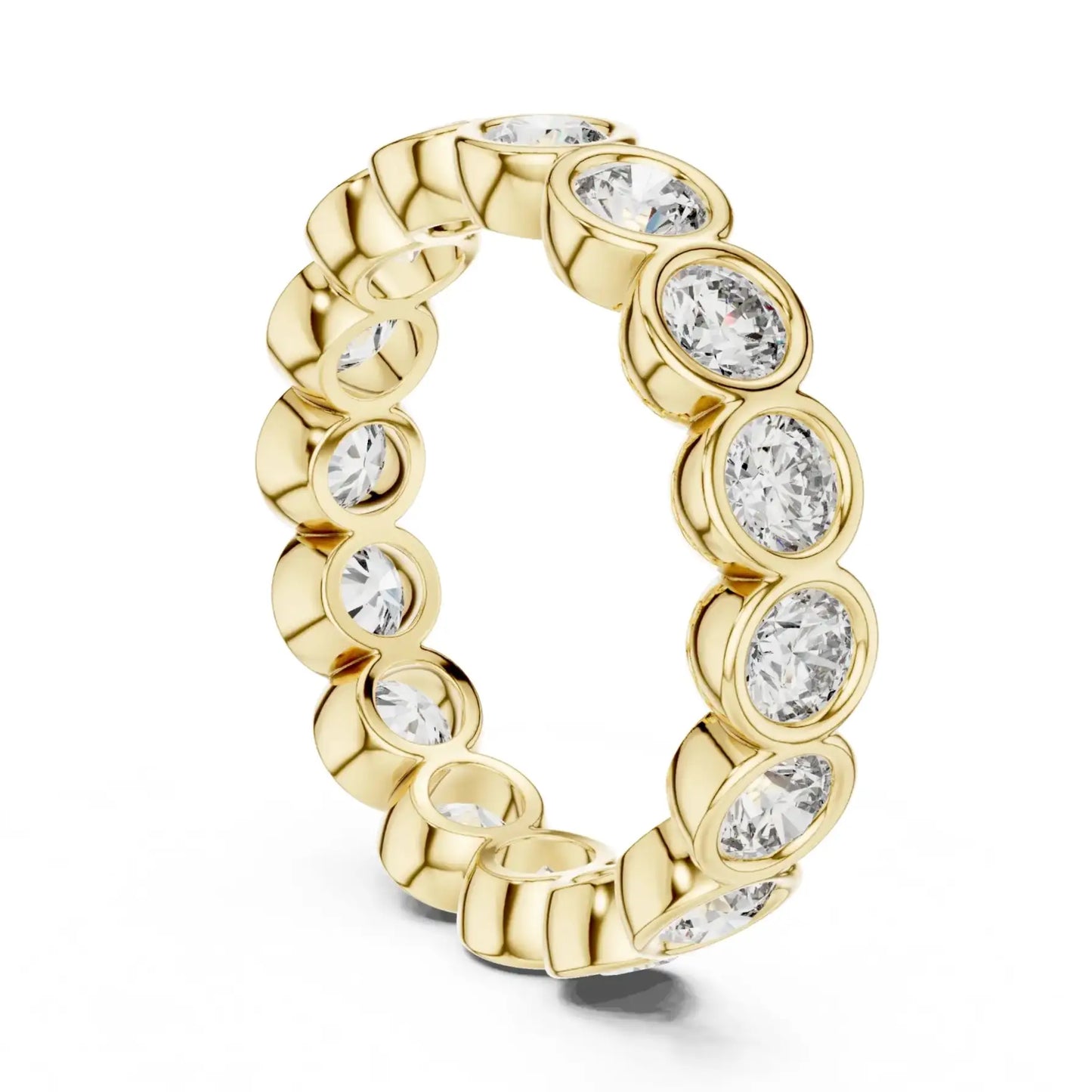 silver Timeless Diamond Band