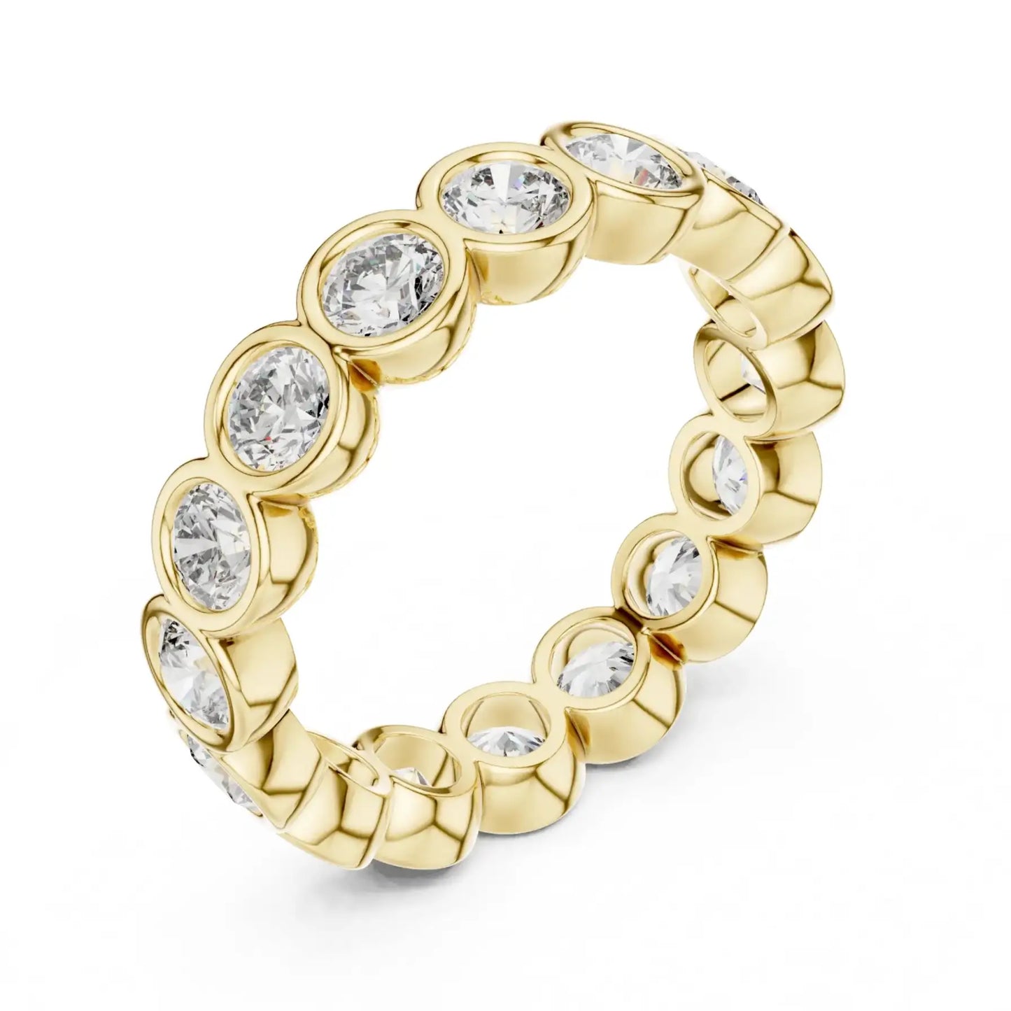 silver Timeless Diamond Band