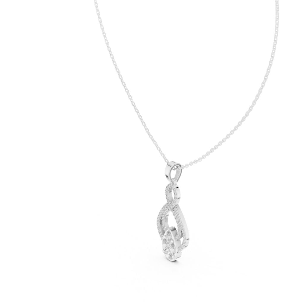 silver Classic Infinity Charm Pendant