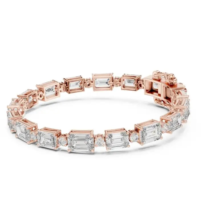 silver Celeste Crystal Bracelet