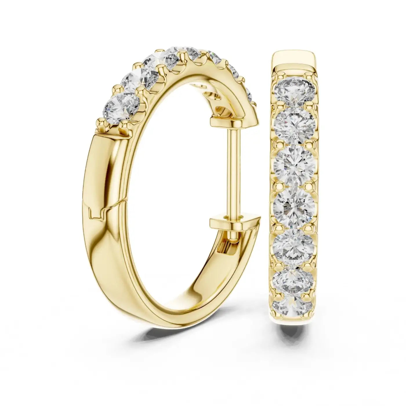 silver Timeless Gold Sparkle Earrings