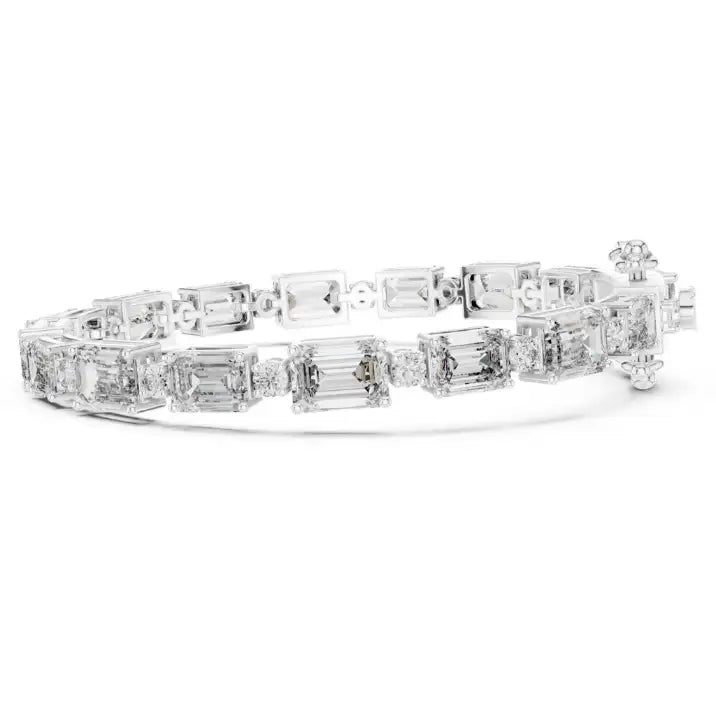 silver Celeste Crystal Bracelet