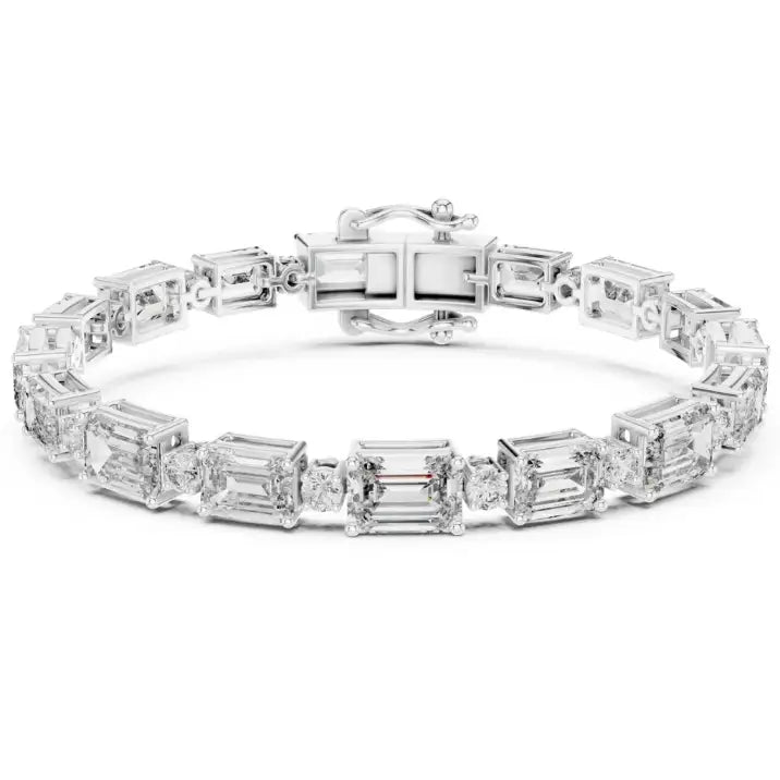 silver Celeste Crystal Bracelet