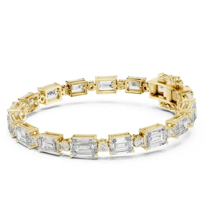 silver Celeste Crystal Bracelet
