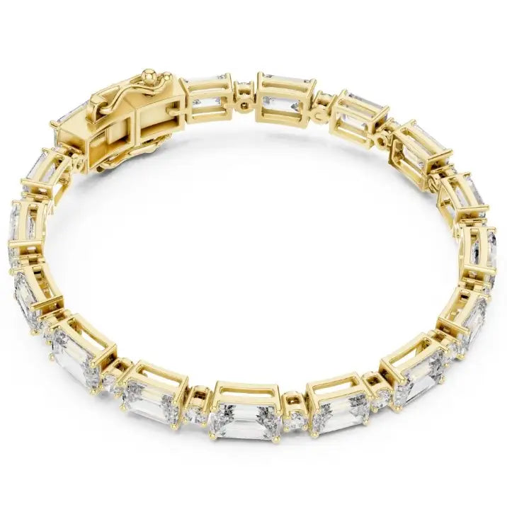 silver Celeste Crystal Bracelet