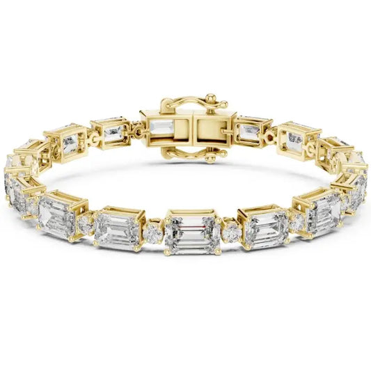 silver Celeste Crystal Bracelet