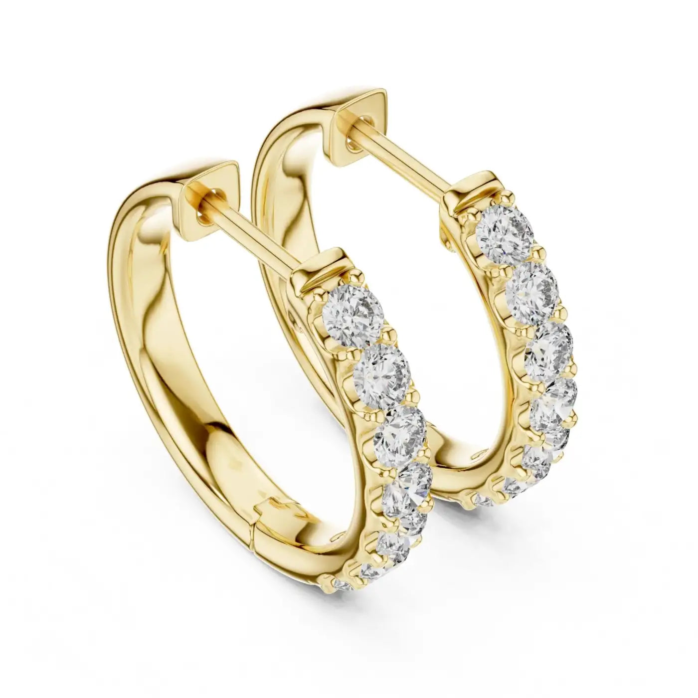 silver Timeless Gold Sparkle Earrings