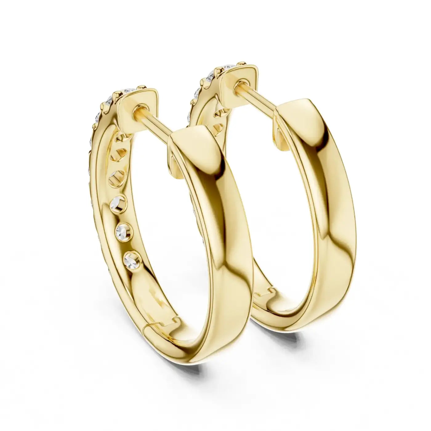 silver Timeless Gold Sparkle Earrings