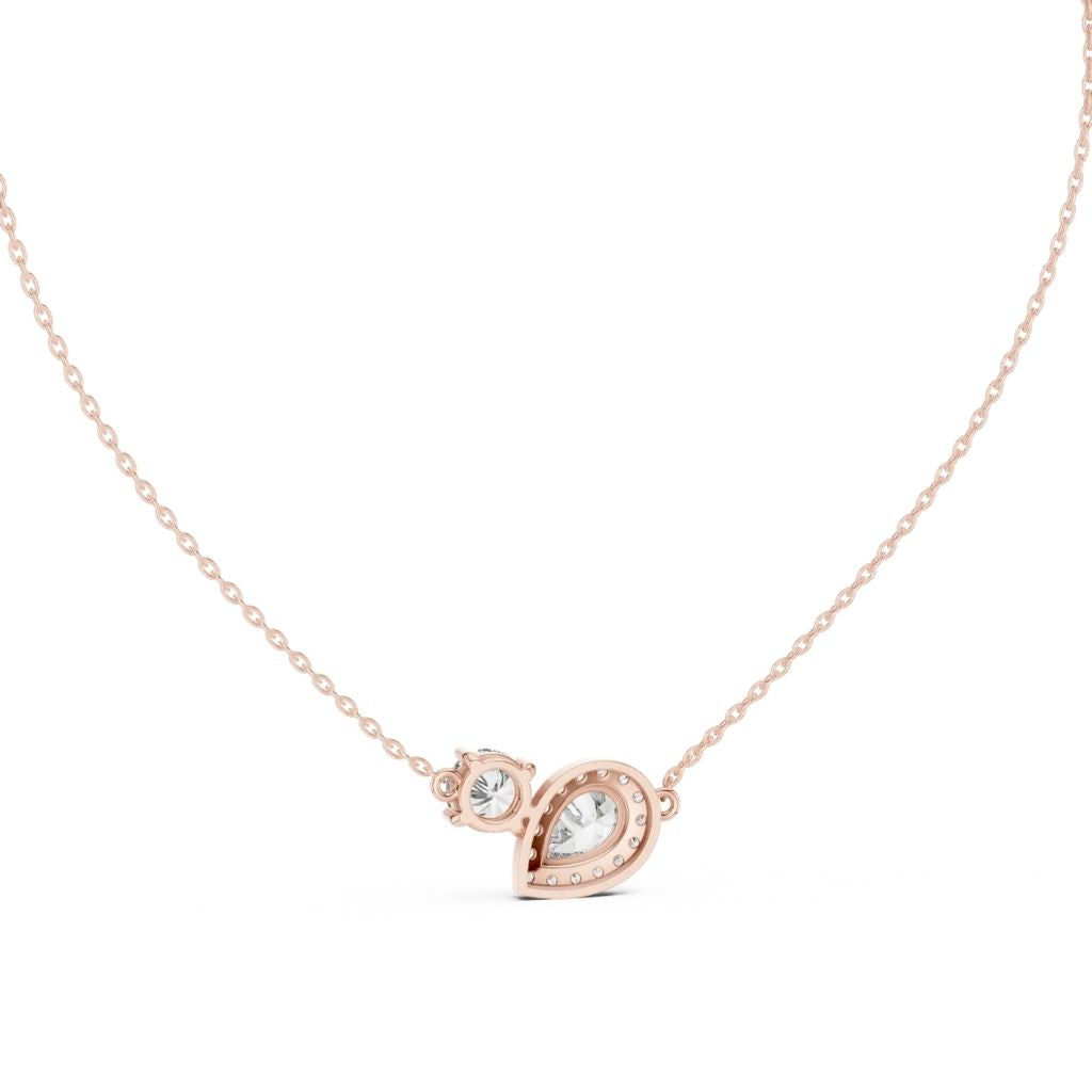 silver Luxe Duo Charm Pendant