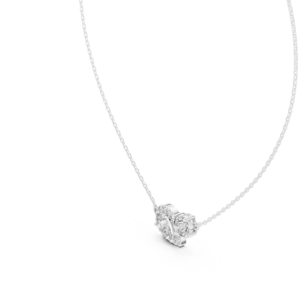 silver Luxe Duo Charm Pendant