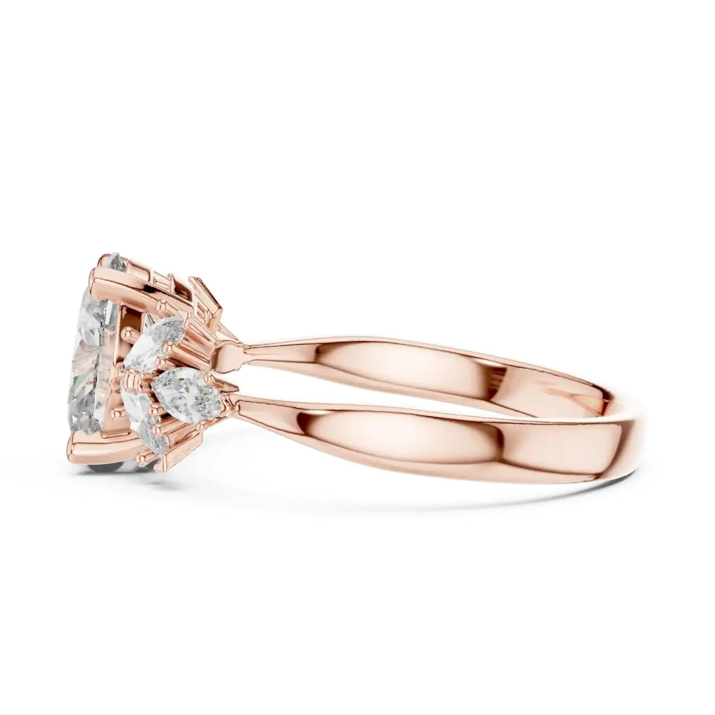 Classic Diamond Bar Ring