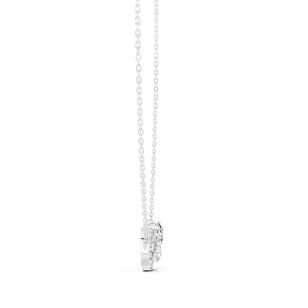 silver Luxe Duo Charm Pendant