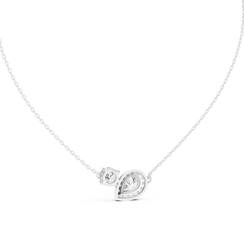 silver Luxe Duo Charm Pendant