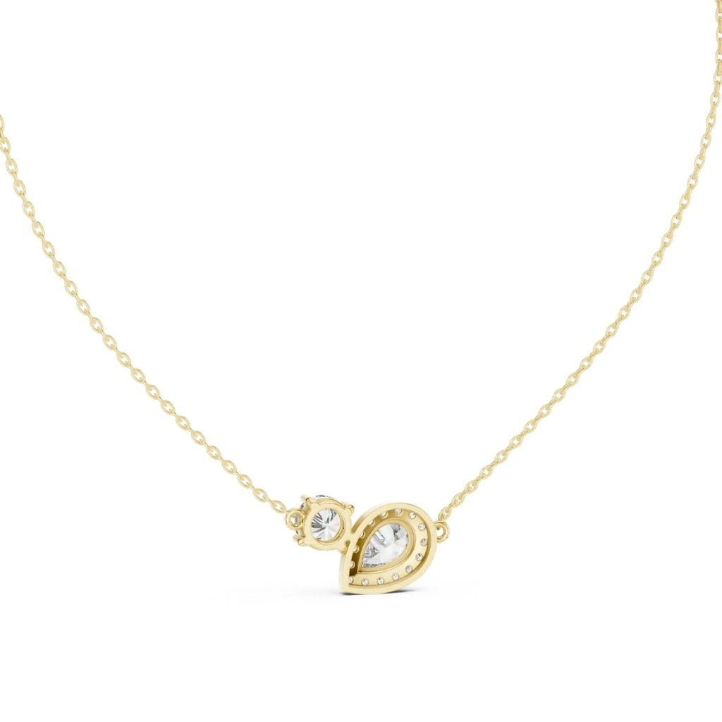 silver Luxe Duo Charm Pendant