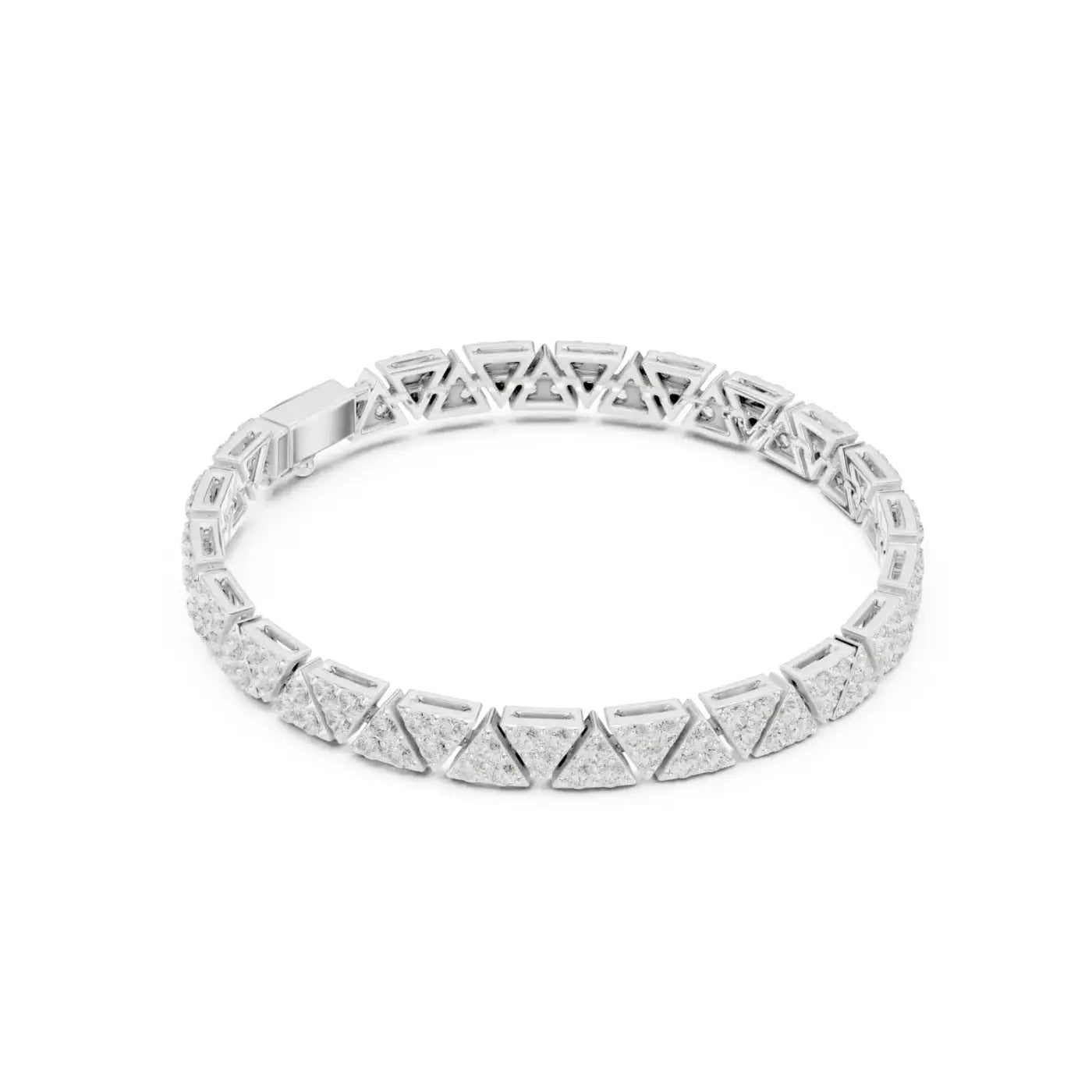 silver Crystal Edge Elegance