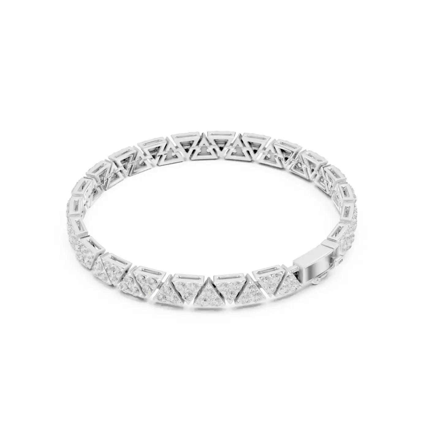 silver Crystal Edge Elegance