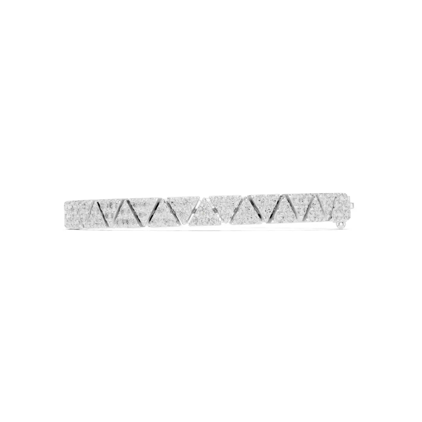 silver Crystal Edge Elegance