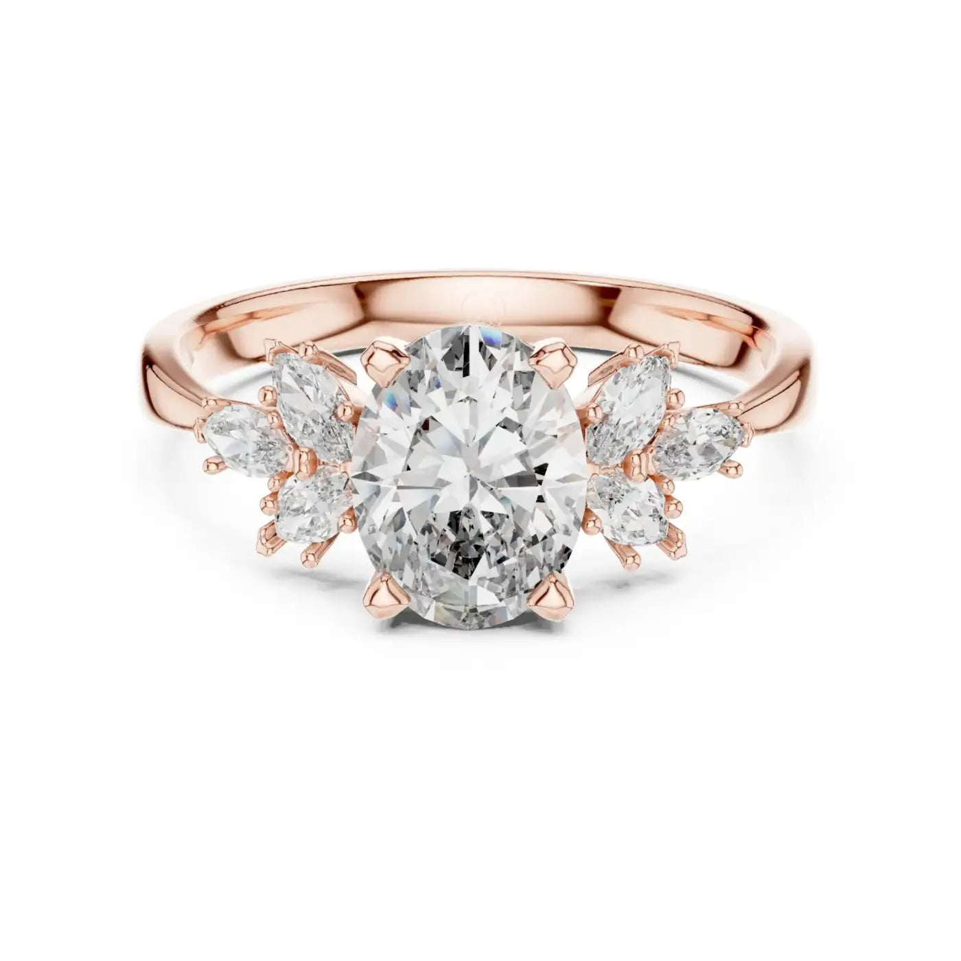 Classic Diamond Bar Ring