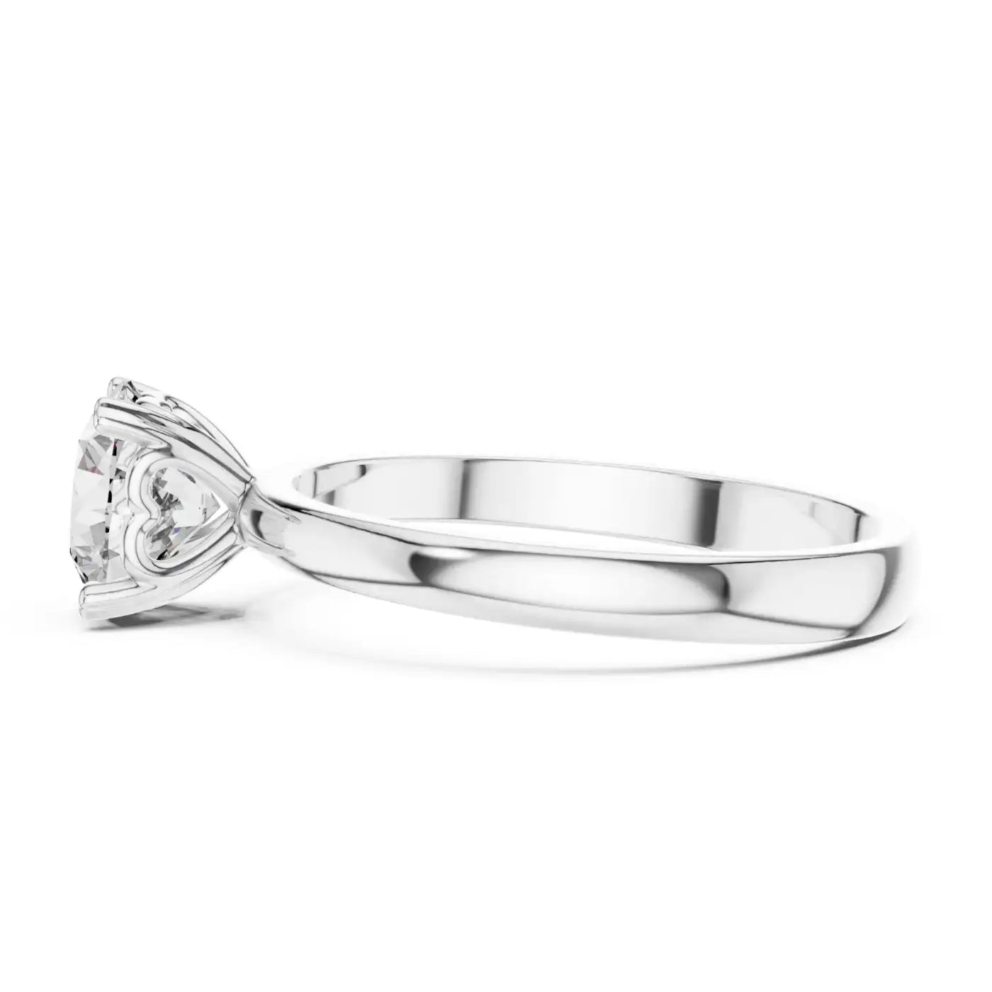 silver Timeless Elegance Solitaire Ring