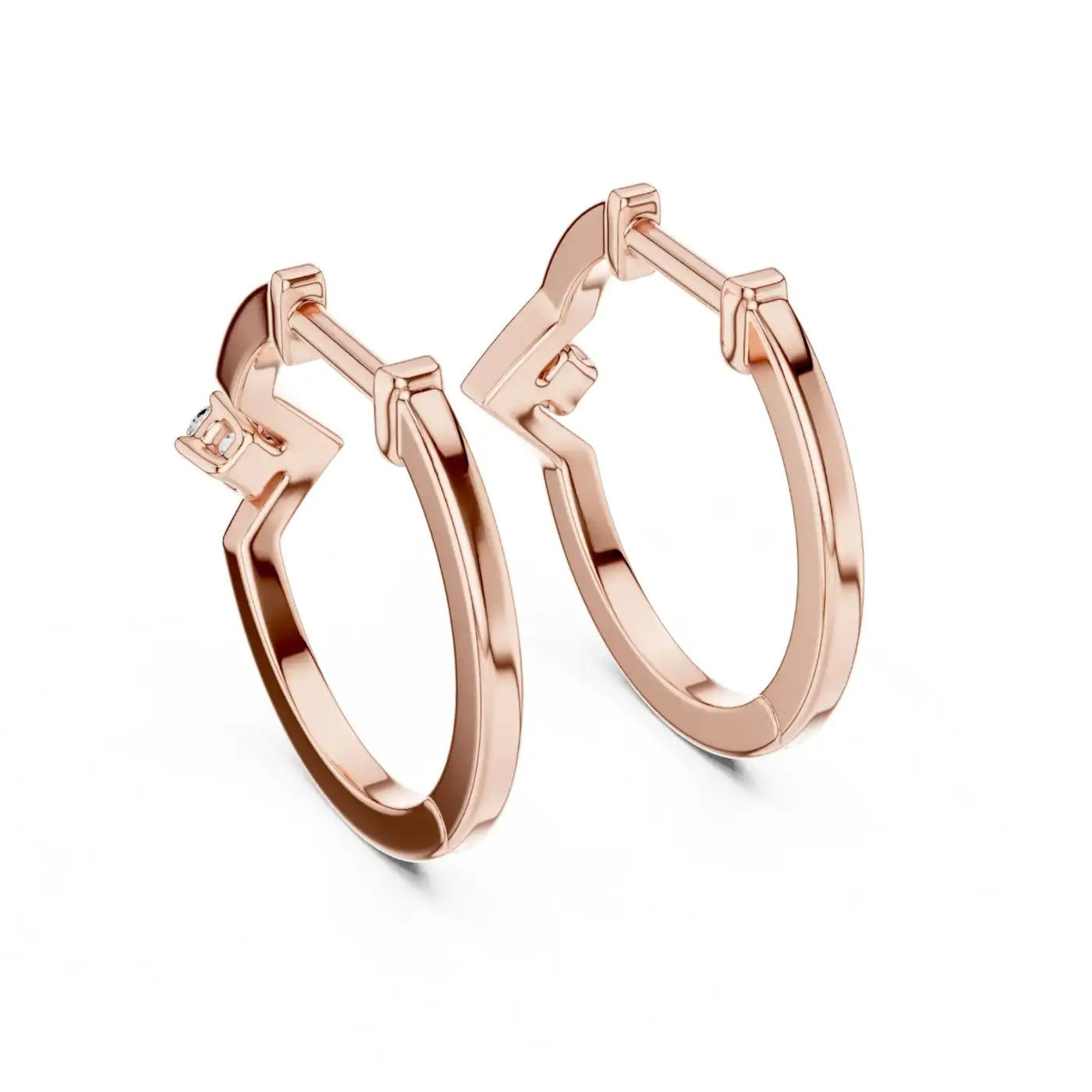 silver Modern Gold Charm