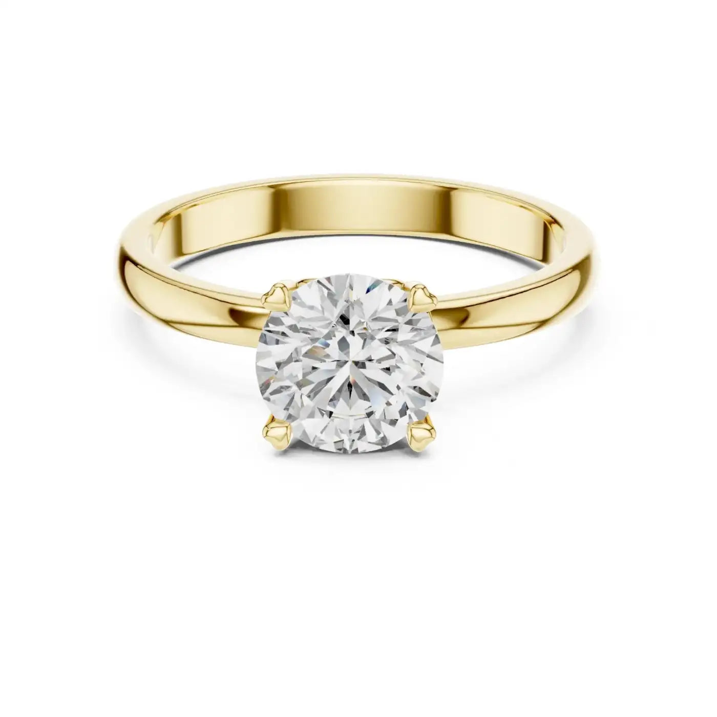 silver Timeless Elegance Solitaire Ring