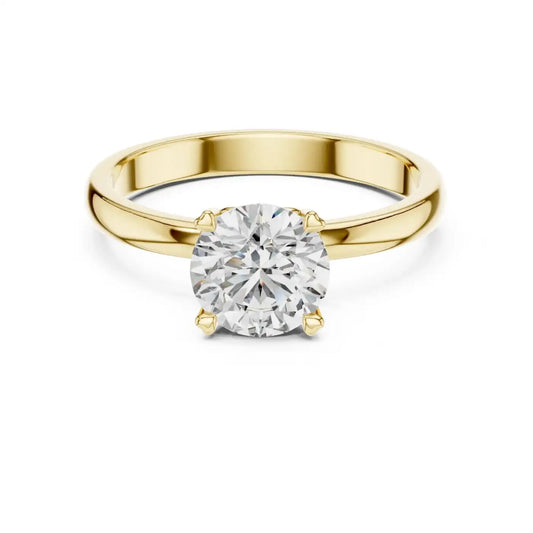 silver Timeless Elegance Solitaire Ring