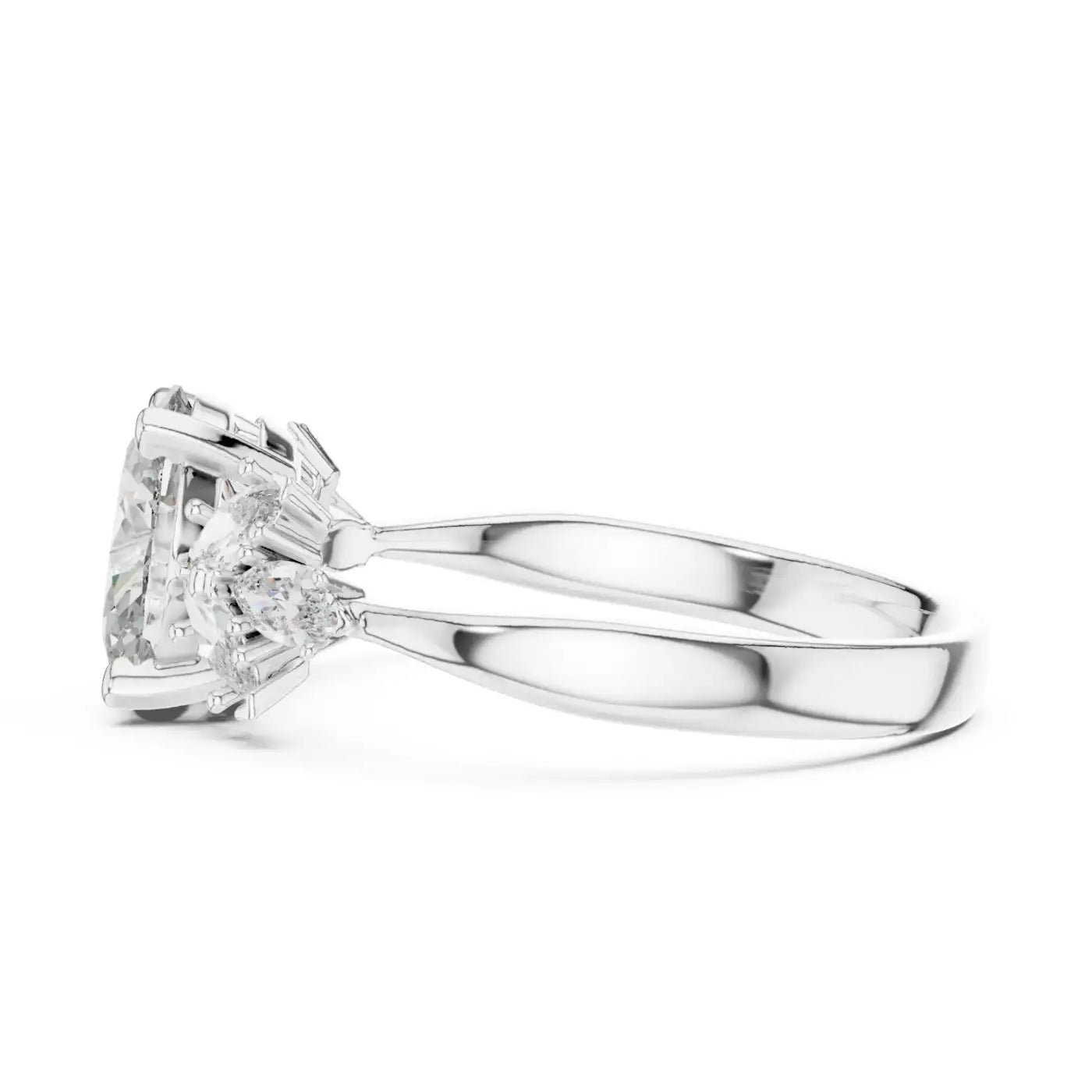 Classic Diamond Bar Ring