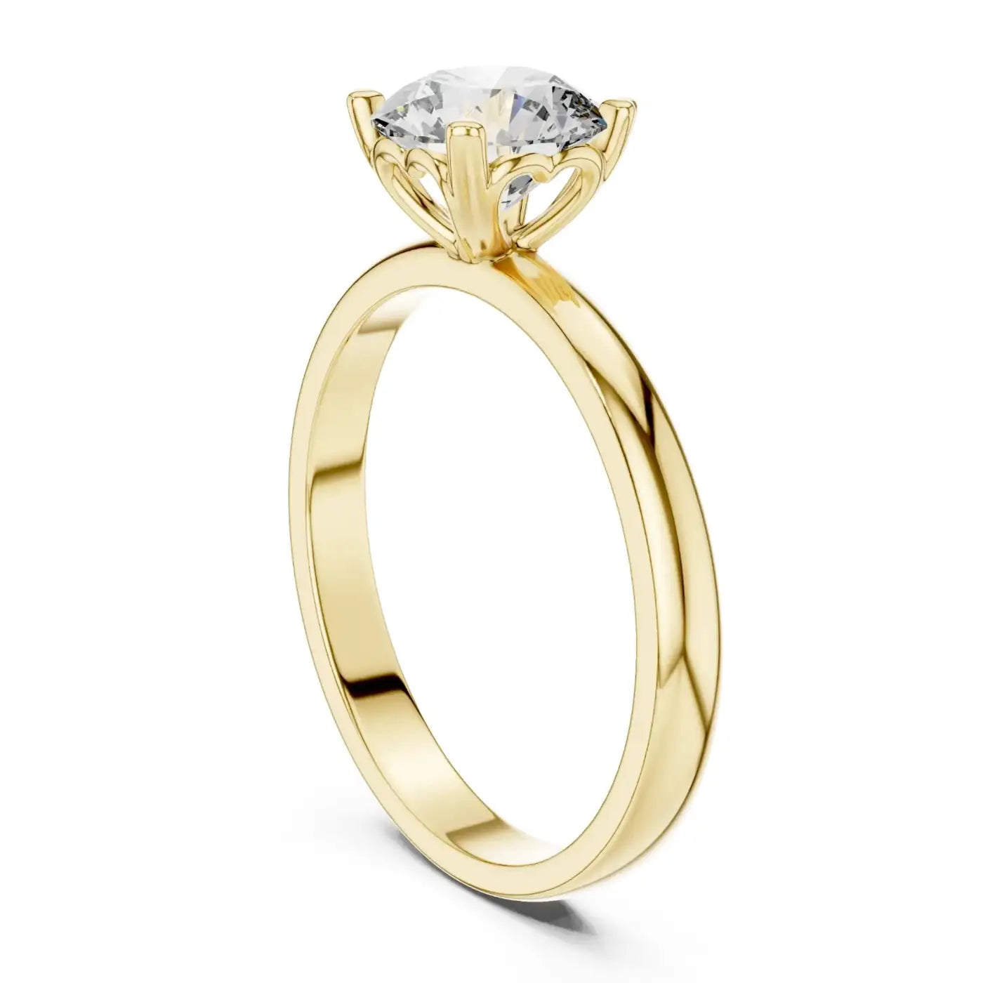 silver Timeless Elegance Solitaire Ring