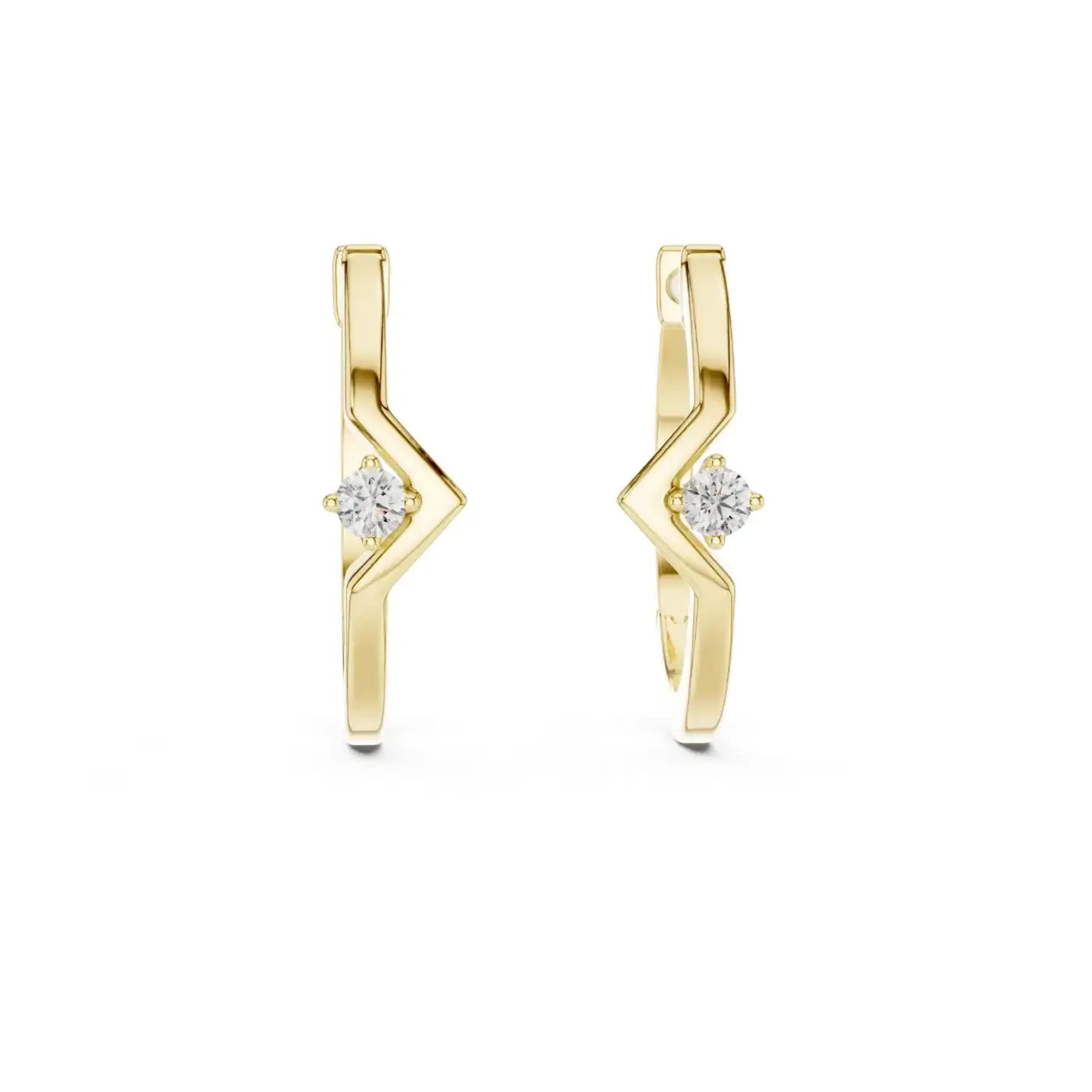 silver Modern Gold Charm