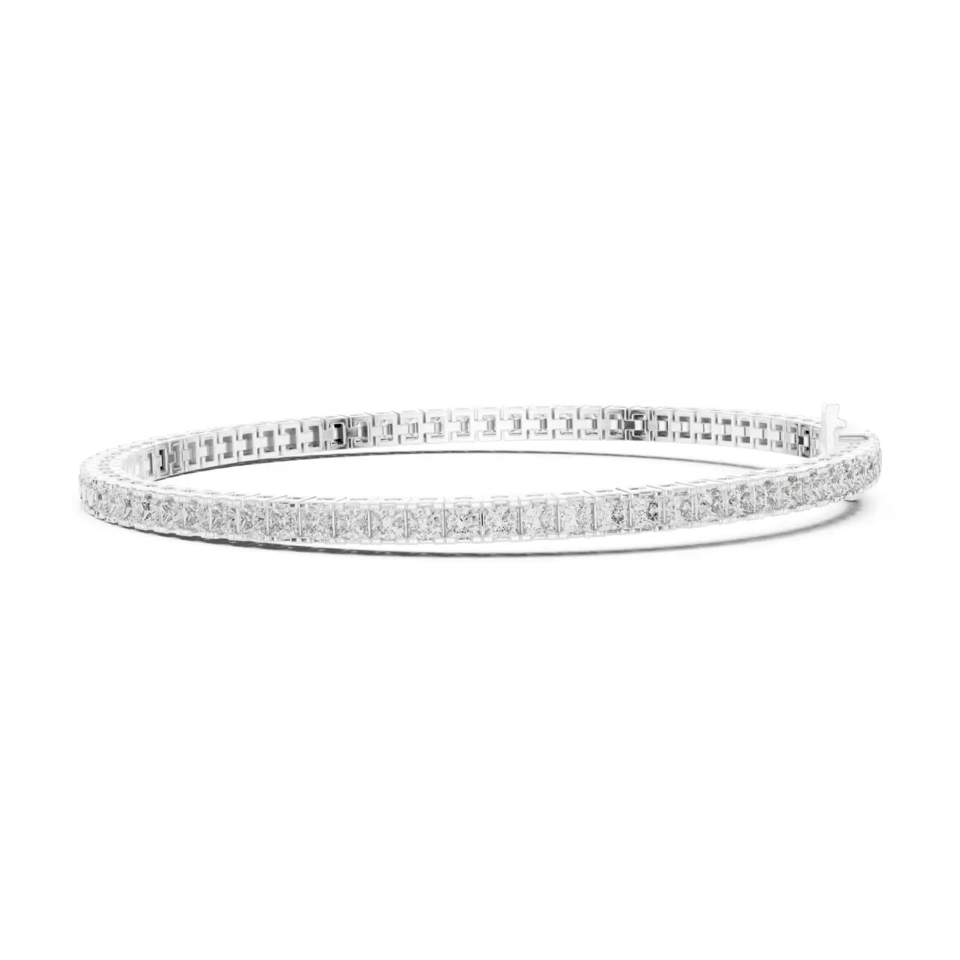 silver Diamond Glow Bracelet