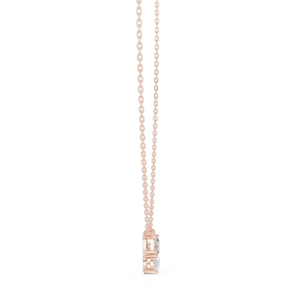 silver Modern Trio Pendant