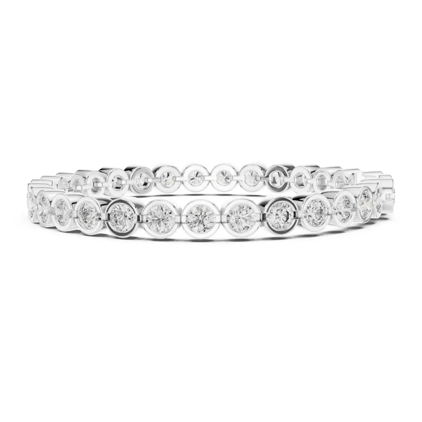silver Luxury Diamond Band