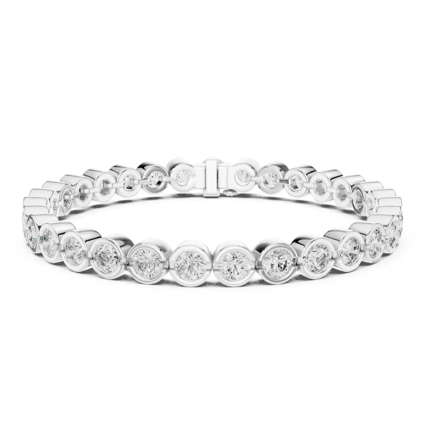 silver Luxury Diamond Band