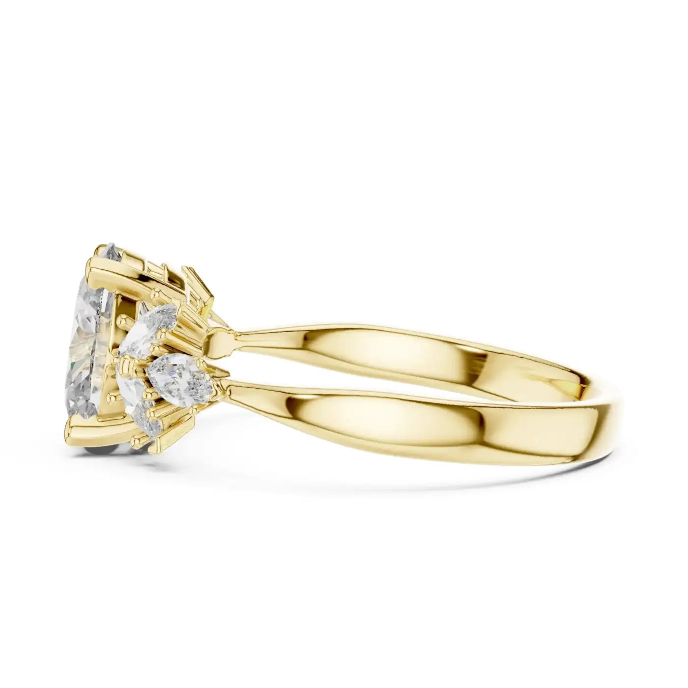 Classic Diamond Bar Ring