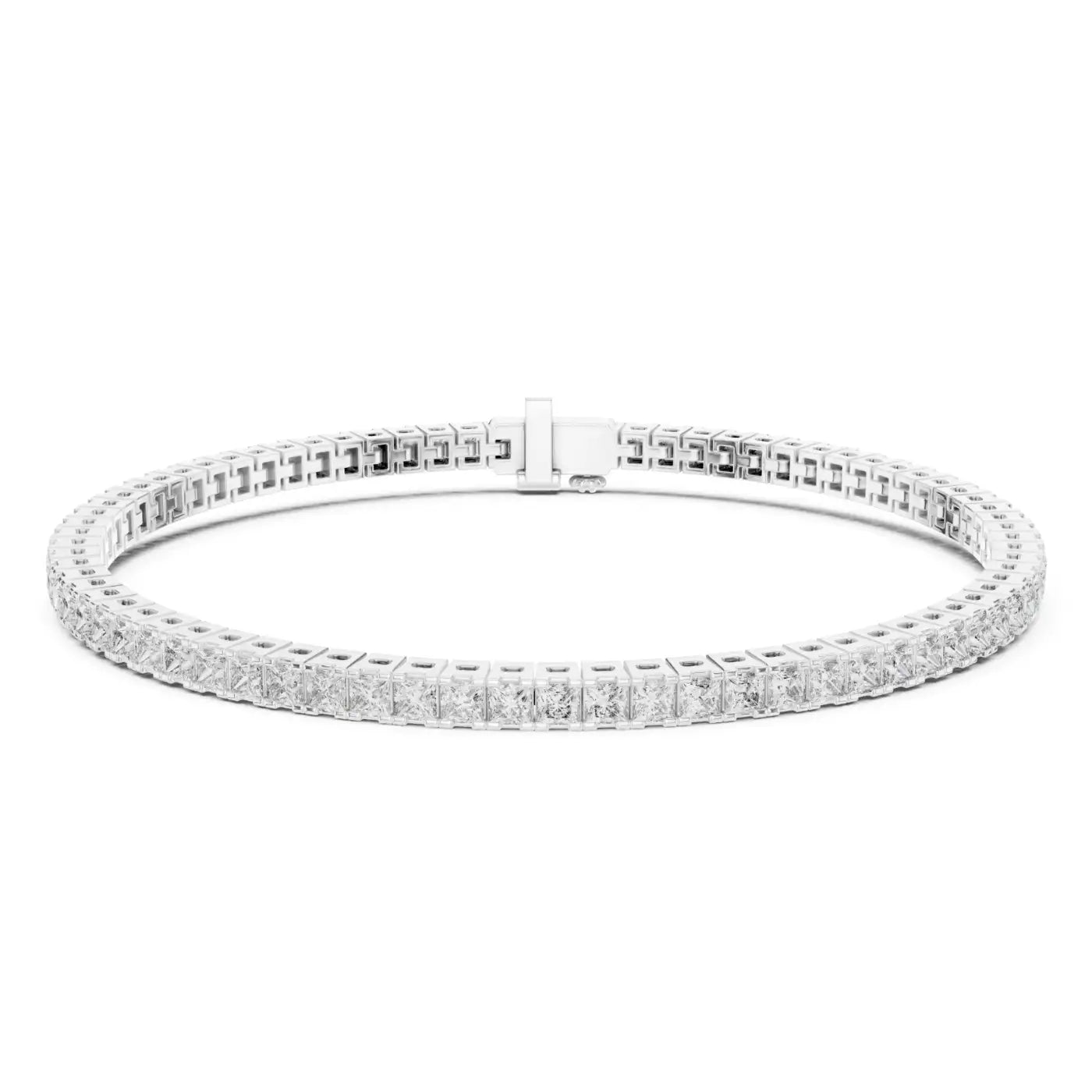silver Diamond Glow Bracelet