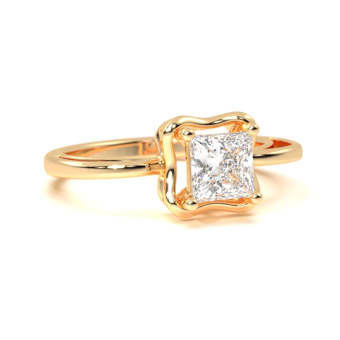 Princess Cut Solitaire Ring